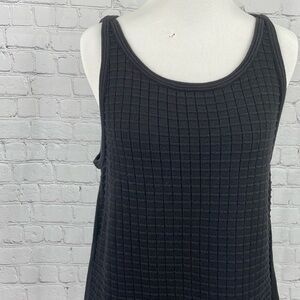 Moth Anthropologie Black Thick Tank Top 100% Cotton Size Medium Solid Basic